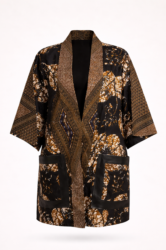 The Hollandaisfini Kimono - Forest Muse