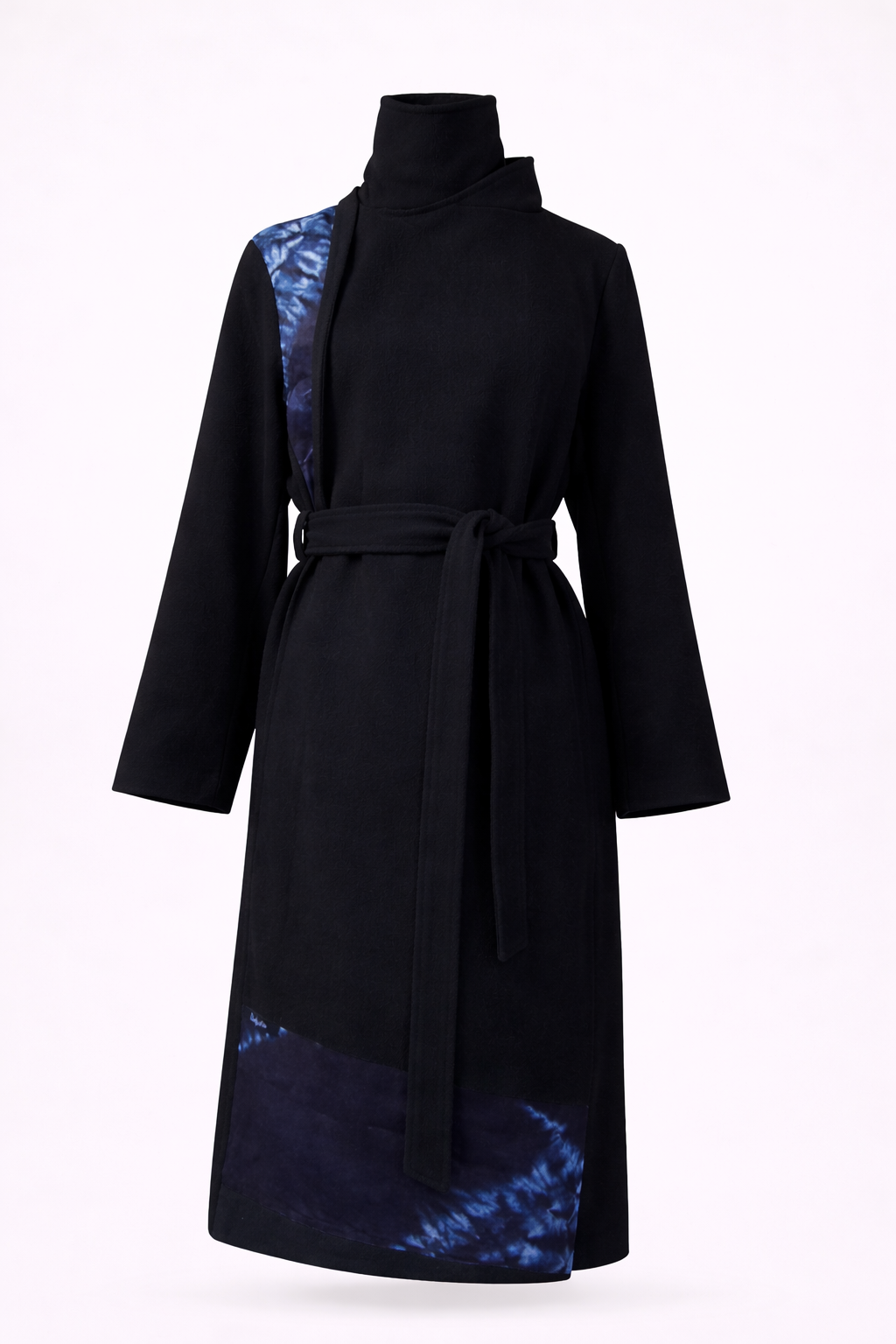 The Indigofini Wrap Coat