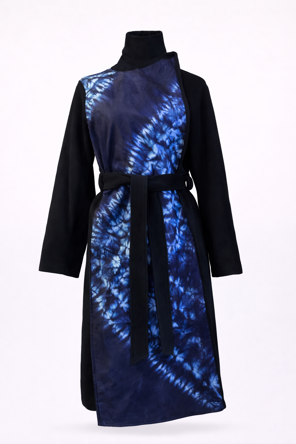 The Indigofini Wrap Coat