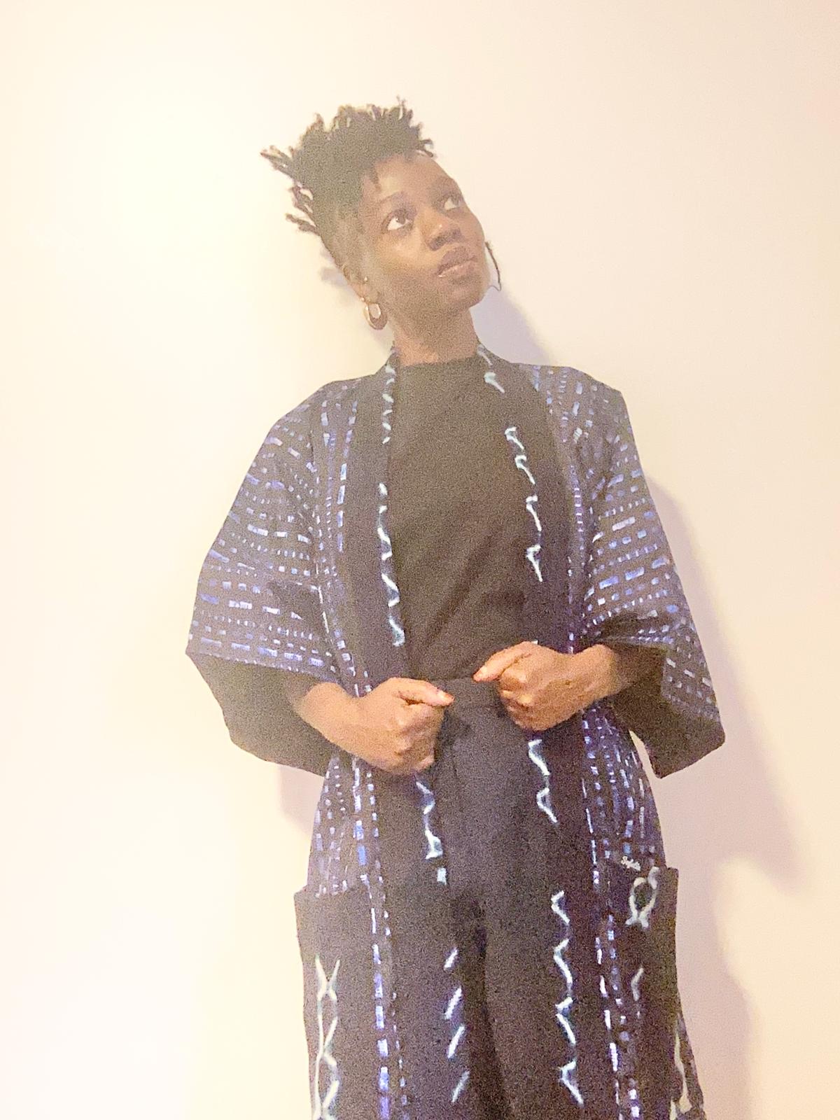 The Indigofini Kimono - Waterfall