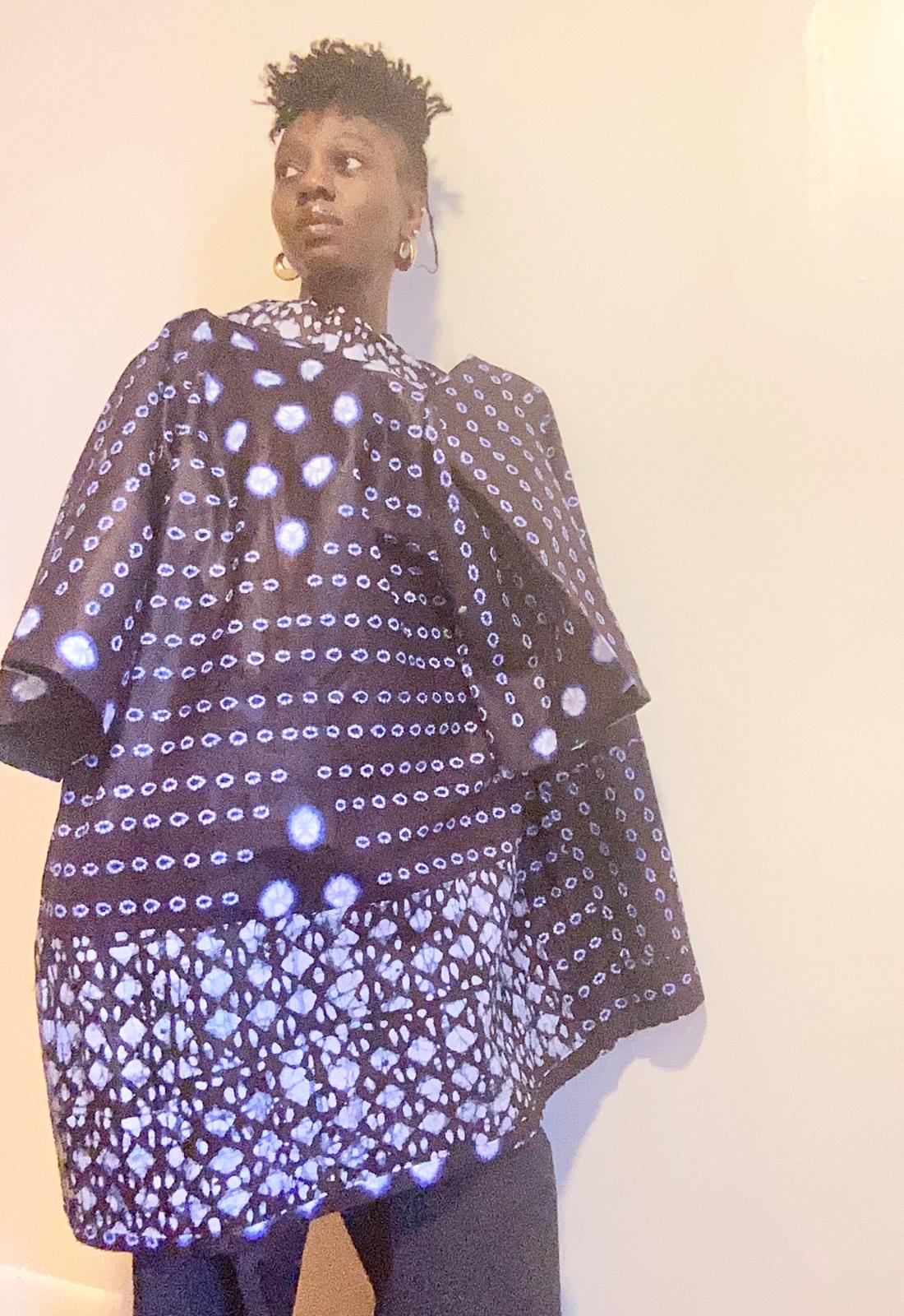 The Hollandaisfini Kimono - Midnight Pulse