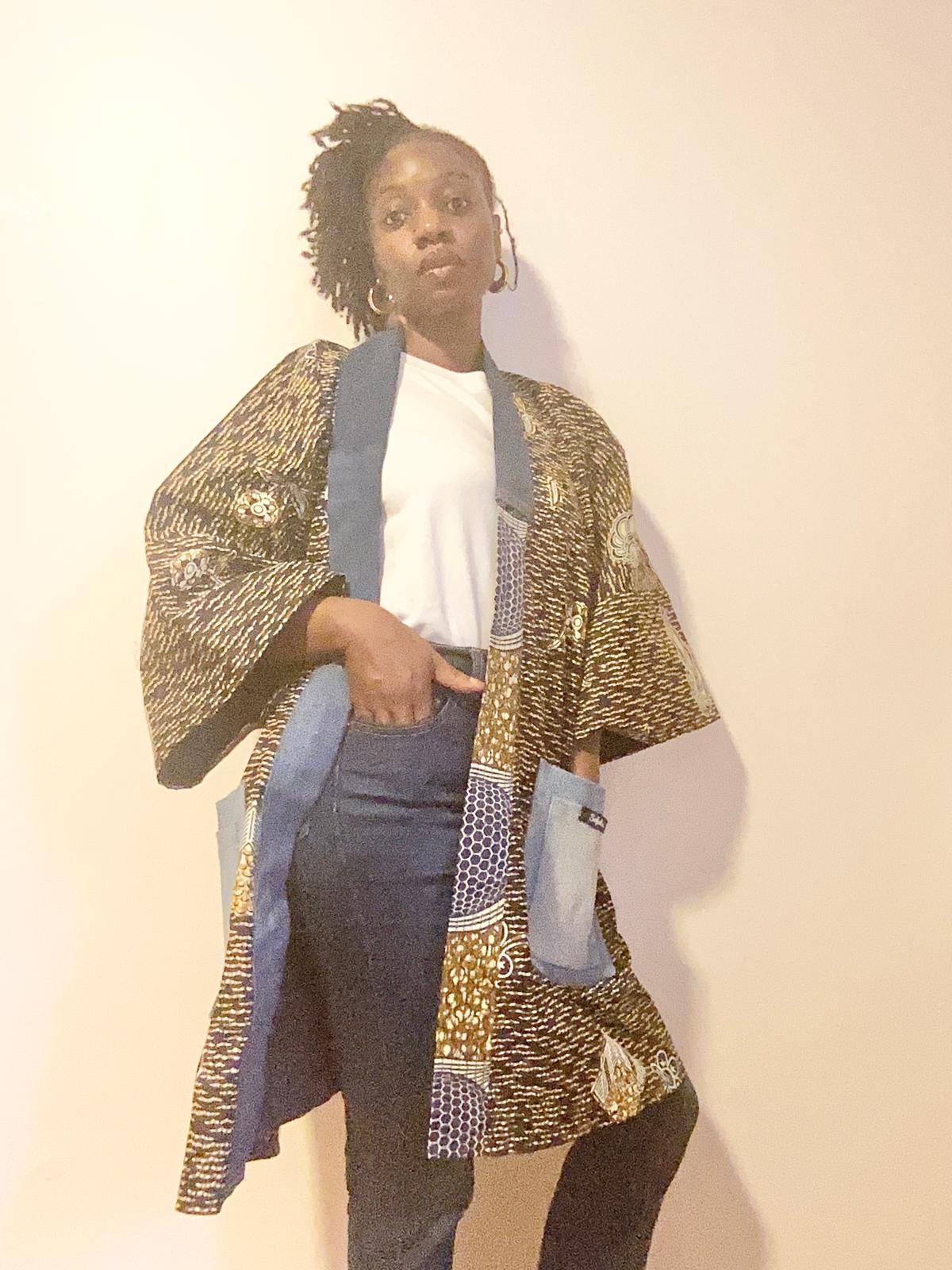 The Hollandaisfini Kimono - Honey Sky