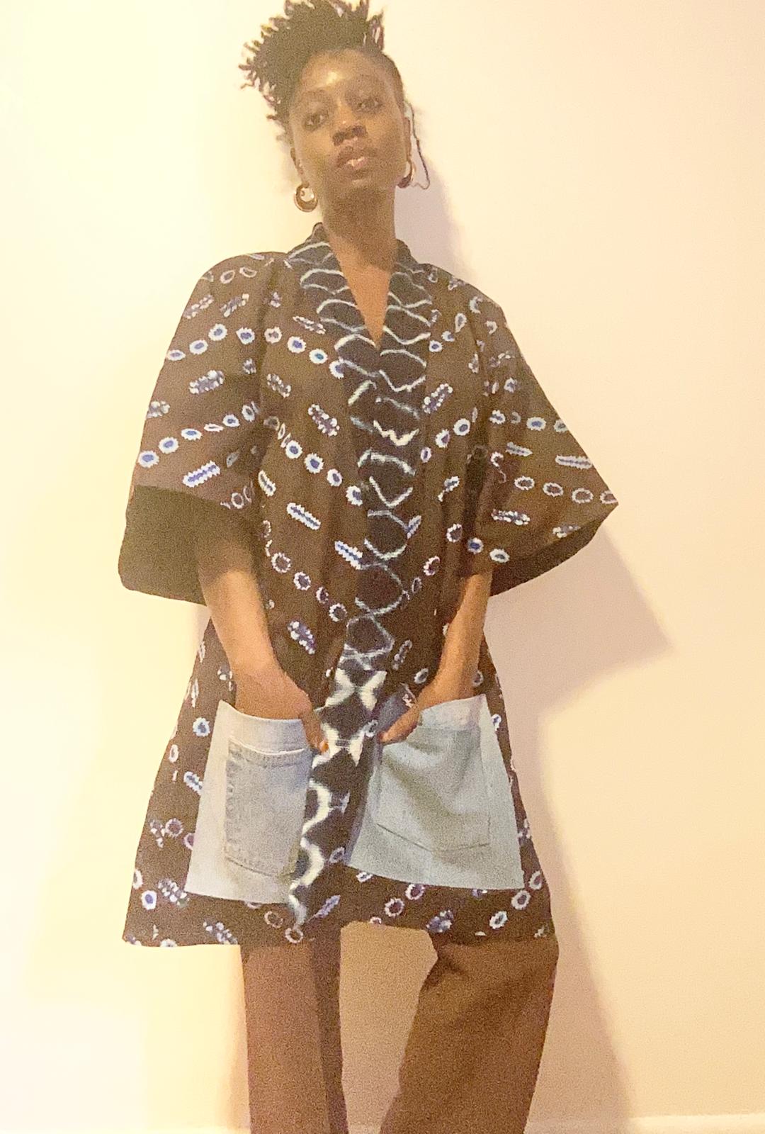 The Indigofini Kimono - Blue Heritage
